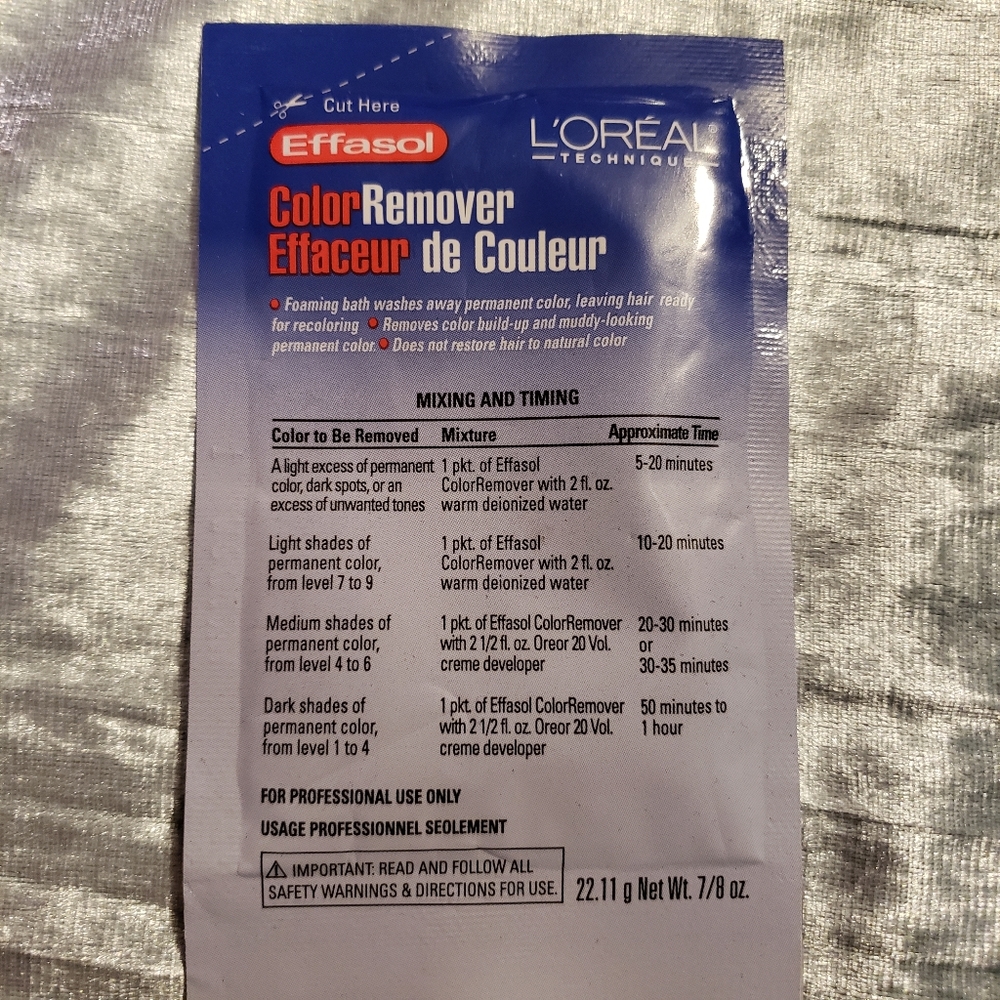LOREAL color remover powder